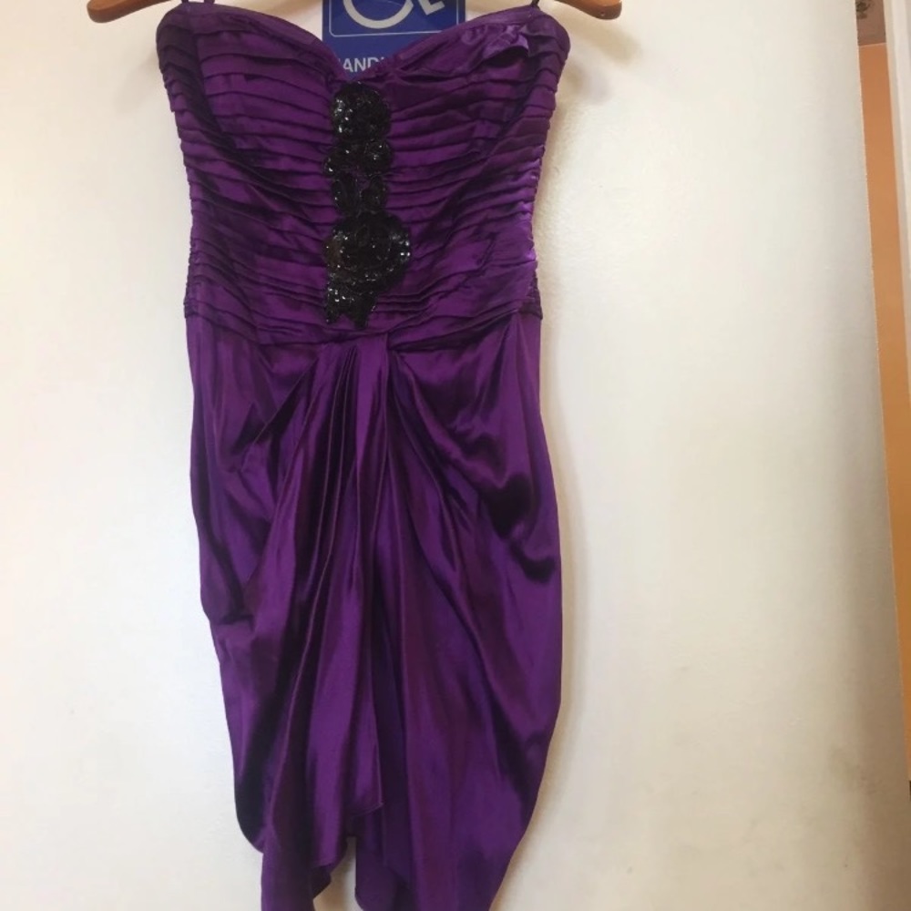 Purple night Bebe dress .